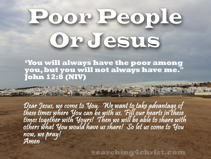 Poor People Or Jesus