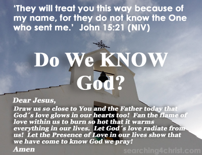Do We KNOW God?