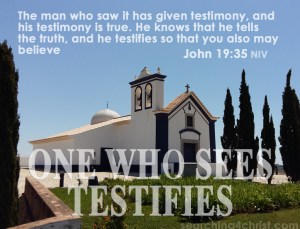 One Who Sees Testifies