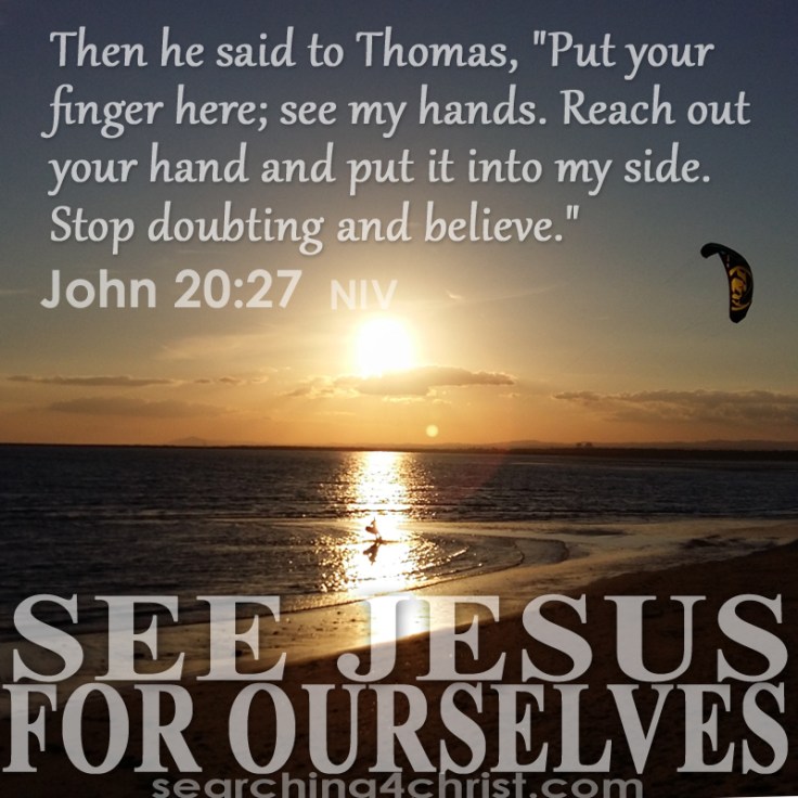 See Jesus For Ourselves