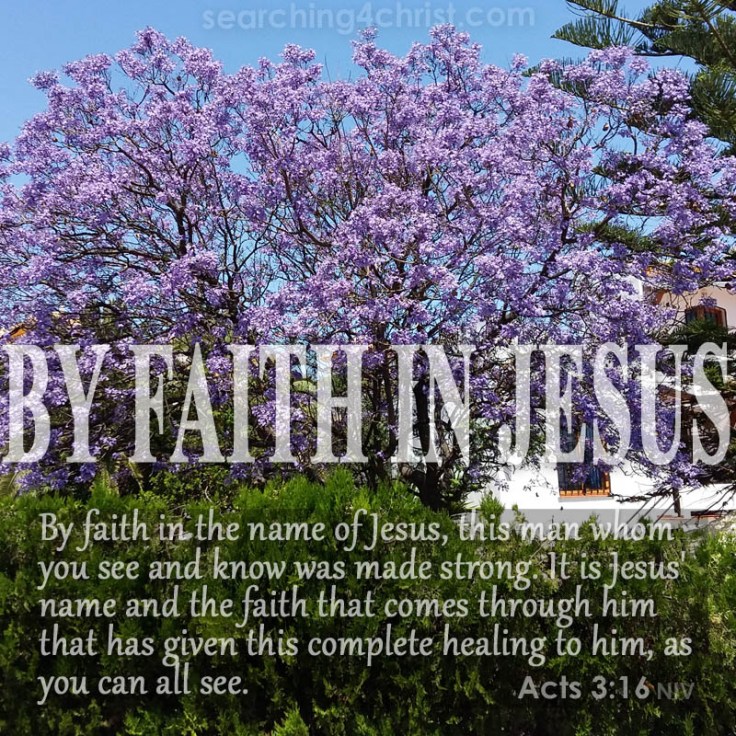 By Faith In Jesus