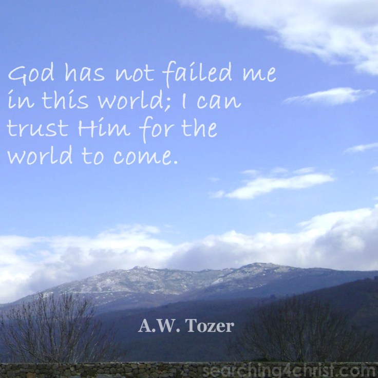 God-has-not-failed-me