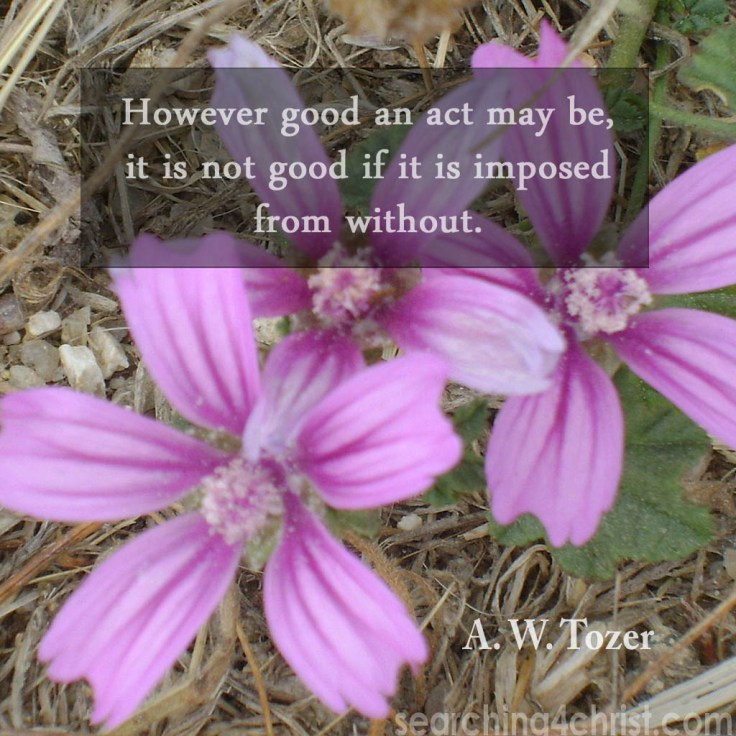 one-must-truly-will-good