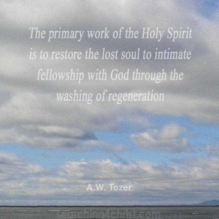 the primary work of the Spirit