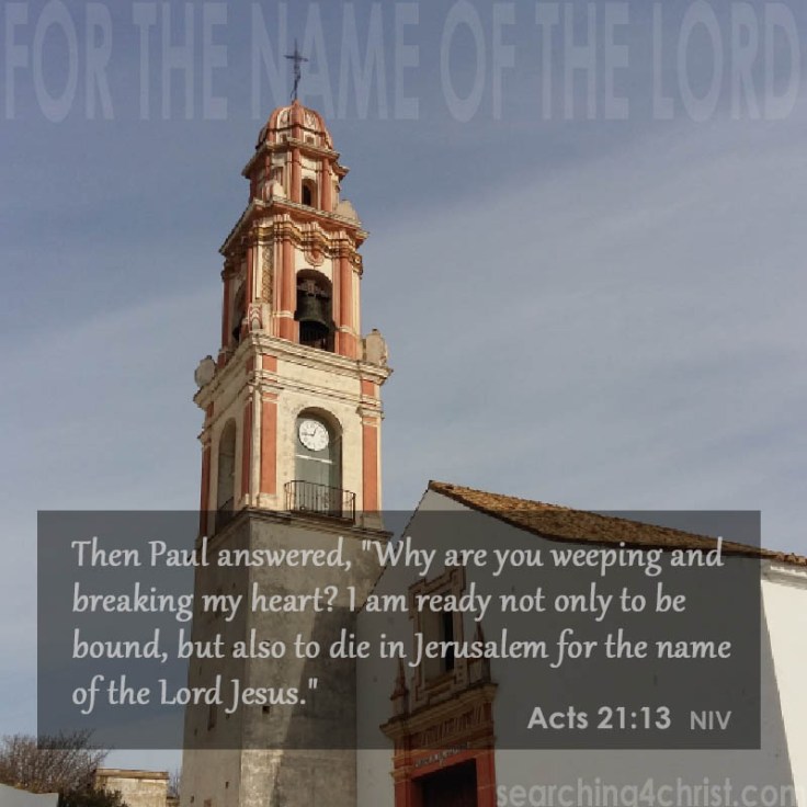 For the Name of the Lord