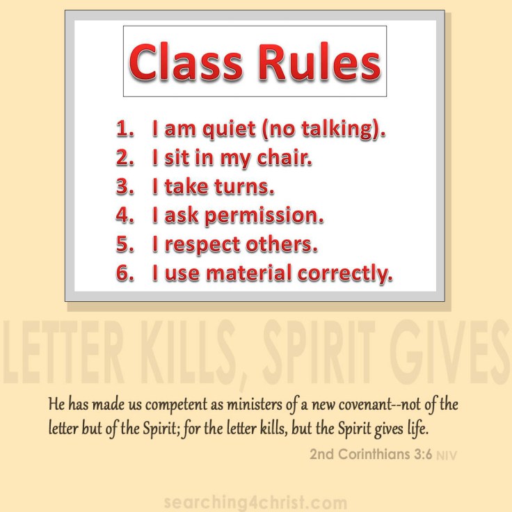 Letter Kills, Spirit Gives