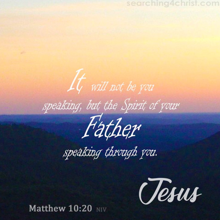 Matthew 10:20