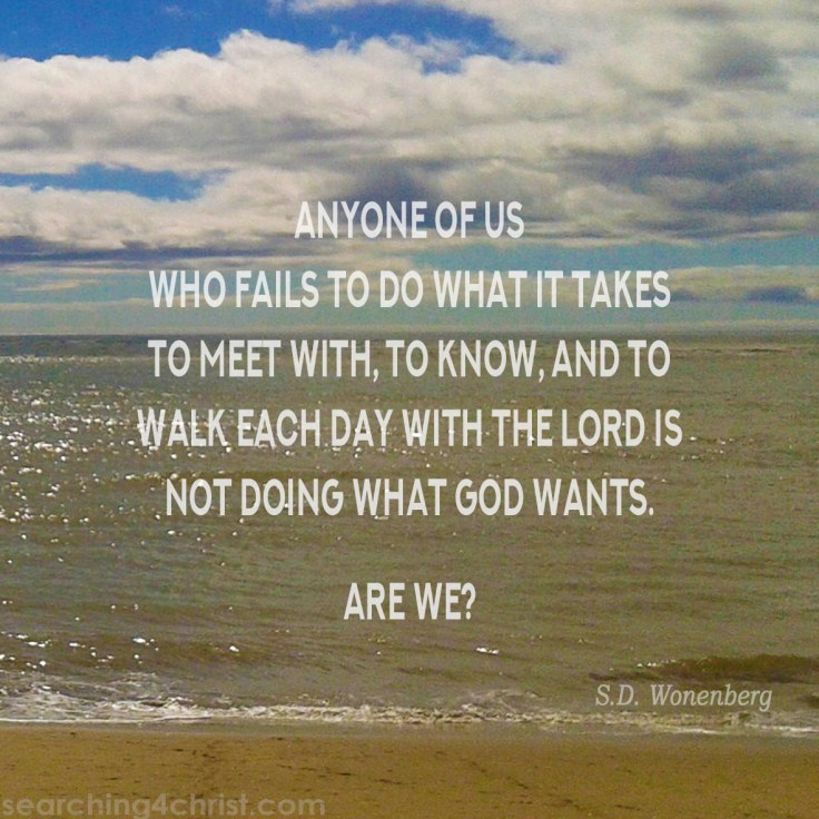 Doing What God Wants