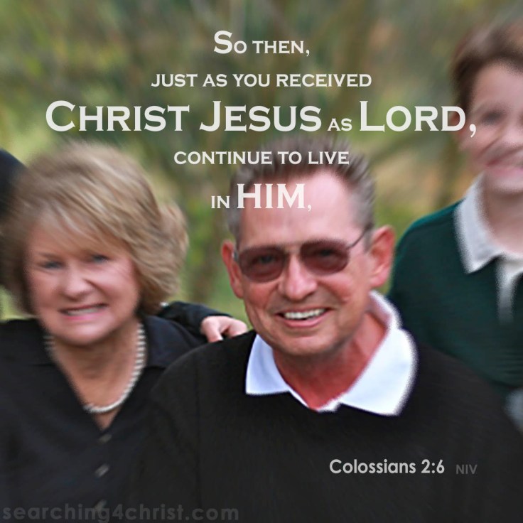 Colossians 2:6 Live in Jesus