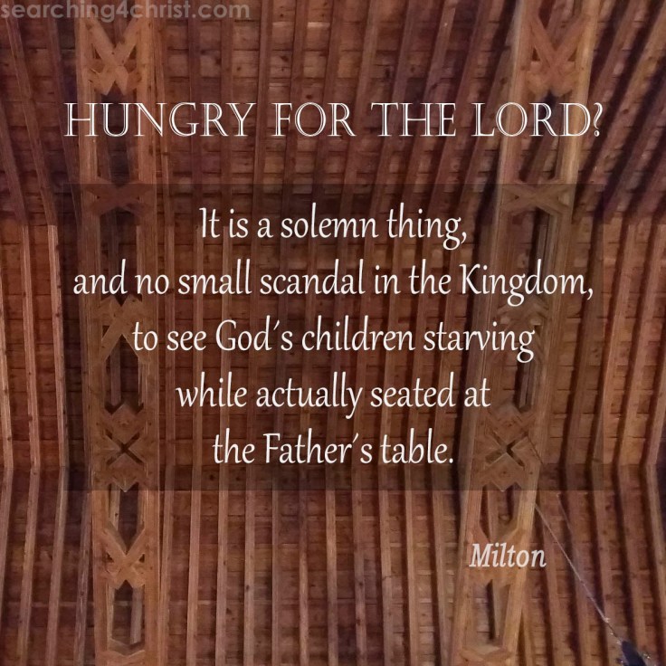 Hungry for the Lord?