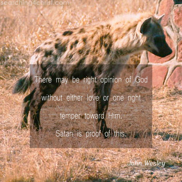 Right Opinion Without Love