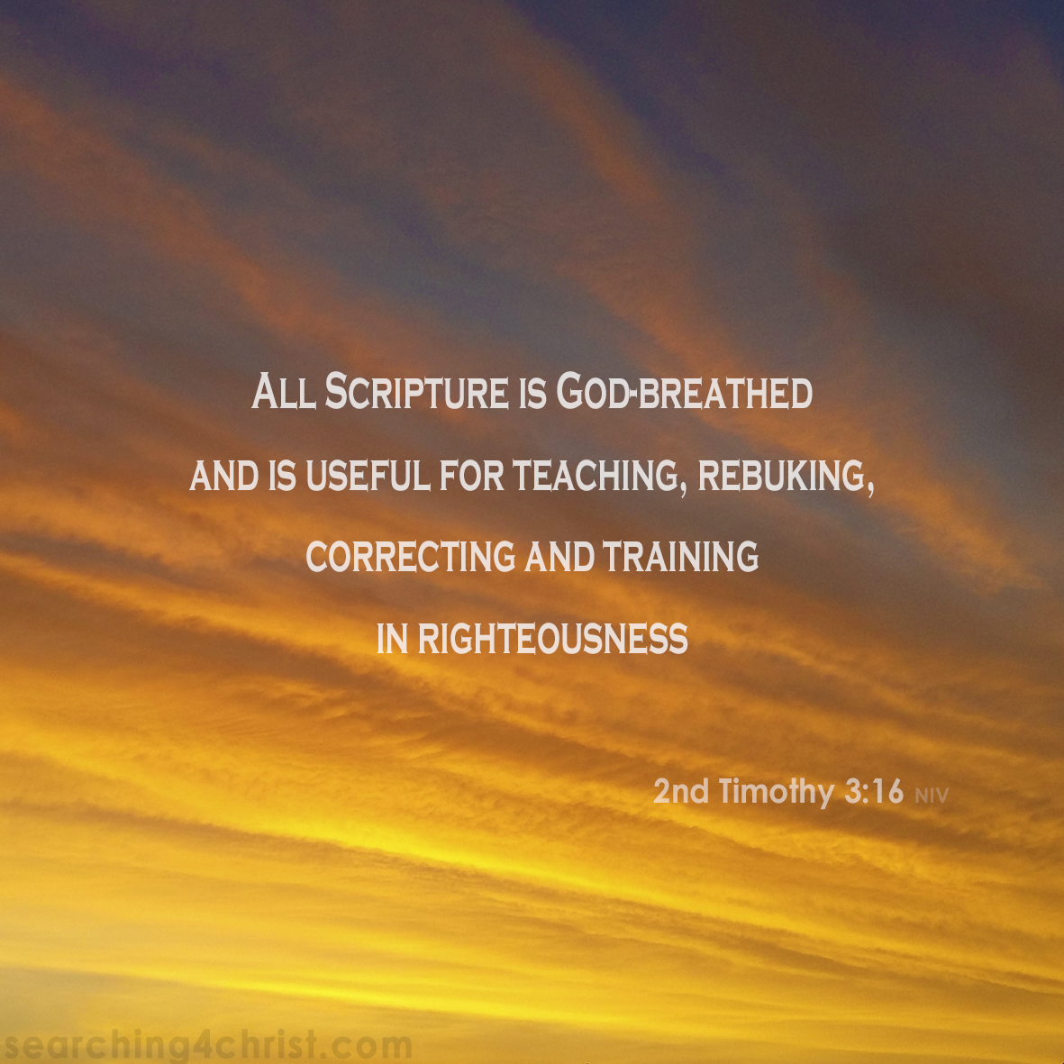 All Scripture – Searching For Christ
