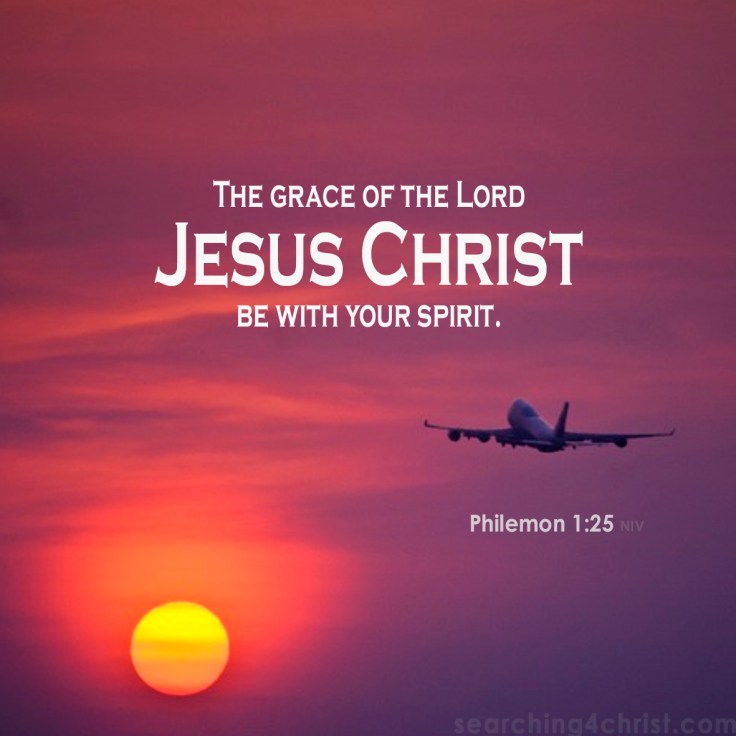 Philemon 1:25 Grace With Spirit