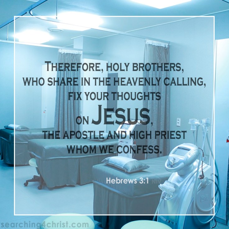 Hebrews 3:1 Fix On Jesus