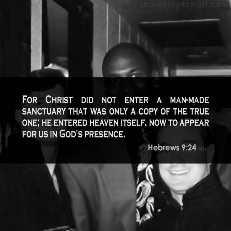 Hebrews 9:24 in God´s presence