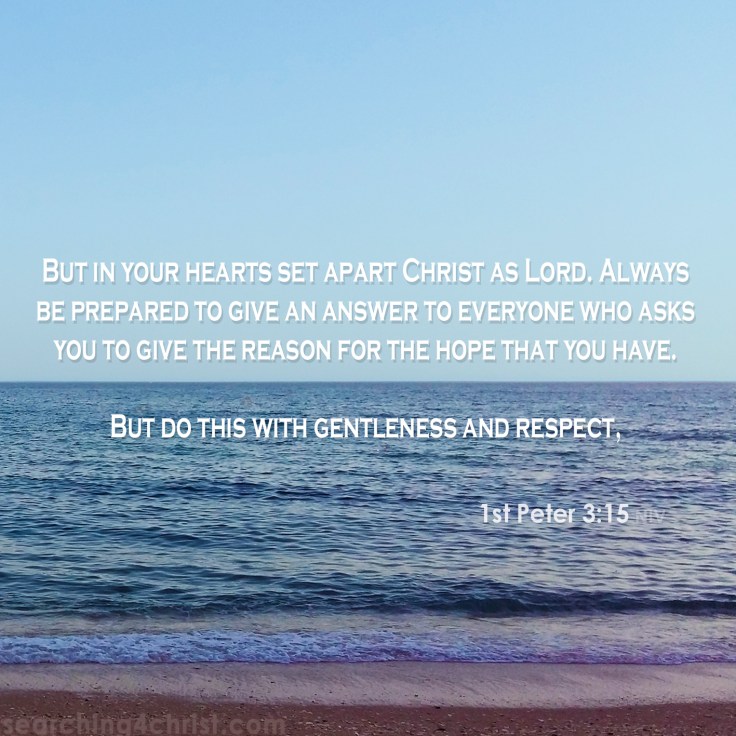 1st Peter 3:15 With Gentleness