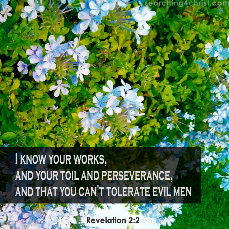 Revelation 2:2 God Knows