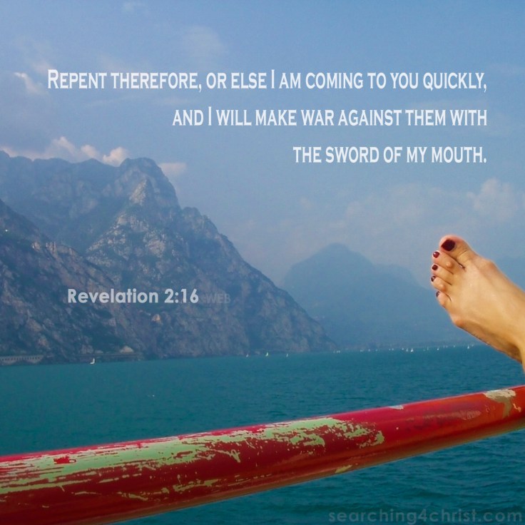 Revelation 2:16 Repent