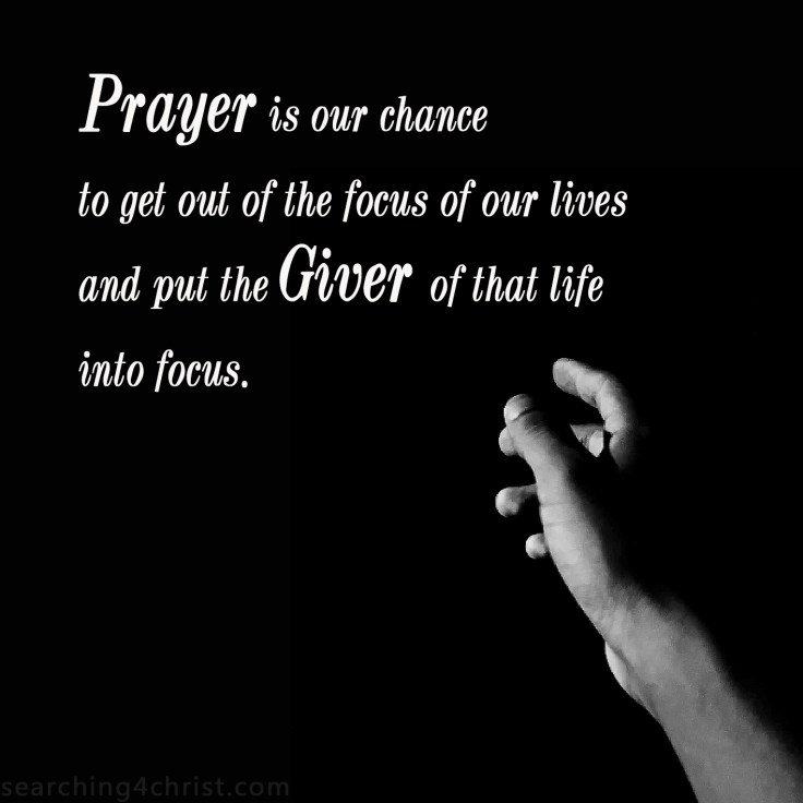 Prayer Is Our Chance