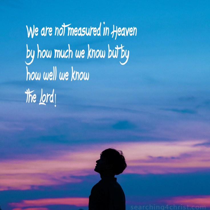 The Measure of a Person!